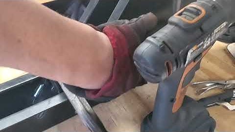 Welding the front frame rail for the 69 mustang fastback