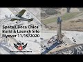 SpaceX Build & Launch Site Flyover 11/19/2020 in 4k!