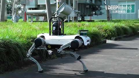 Jueying Quadruped Robot All-Terrain Patrol丨Easily Cross the Grass and Steps