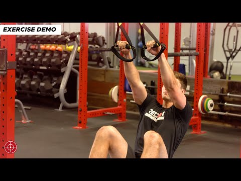 Seated Pull-Up with Suspension Trainer | Exercise Demo