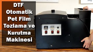 DTF Rulo Destekli Otomatik Pet Film Tozlama ve Kurutma Makinesi