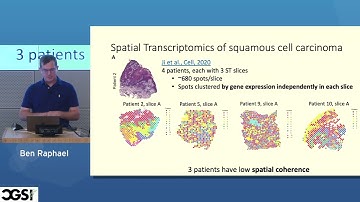 Ben Raphael | Alignment, Integration, and Modeling of Spatial Transcriptomics Data | CGSI 2022