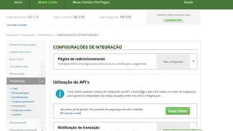 Como gerar um token no pagseguro uol - Loja Virtual EPIL