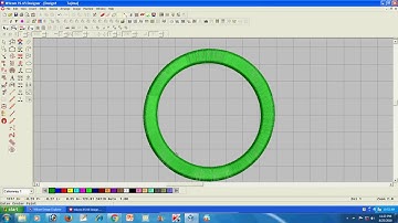 How to Draw Filled Stitches in Circle Embroidery Design