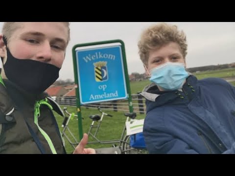 VAN DRENTHE NAAR AMELAND FIETSEN! 75 KILOMETER FIETSEN!! (Ameland Trip 2020 deel1)