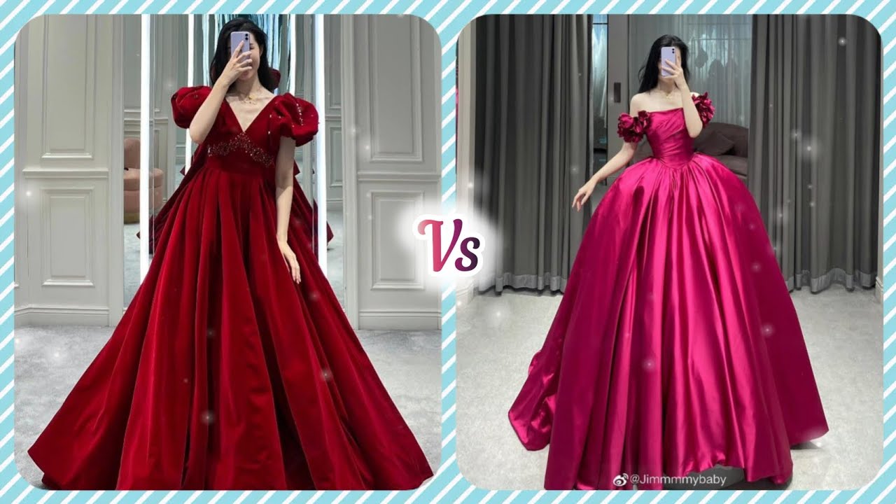 Red 🆚 Pink 💗/ dress 🥻/lip💋 /nail💅/ heels👠/ cake🎂/ earings🥰 / # ...