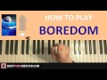 HOW TO PLAY - Tyler, The Creator - Boredom (Piano Tutorial Lesson)