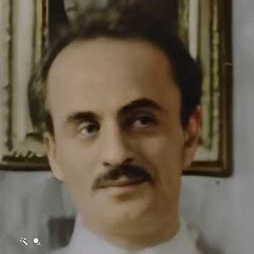 Animated photo of Gibran Khalil Gibran in his new studio .