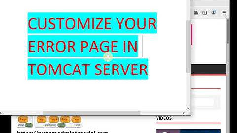 Custom Error Page In TOMCAT SERVER | systemadmin tutorial #webserver #devops #cicd