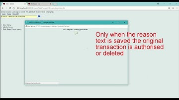 T24: request authorization or rejection reason