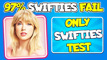 ONLY SWIFTIES TEST Challenge | Are you Taylor Swift fan? 🎶