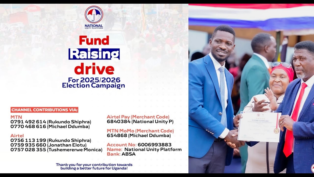 NUP Fundrising drive 2025-2026 Protest Vote campaign launch (full event)