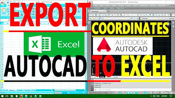 How to Export AutoCAD Coordinates for Polyline and Points to MS Excel  - AutoCAD Online Tutorial