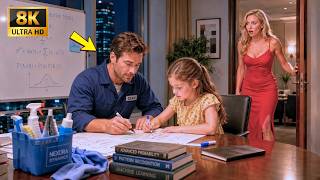 CEO Caught a Single Dad Janitor Secretly Teaching Her Daughter Math—His Navy SEAL Past Stunned Her