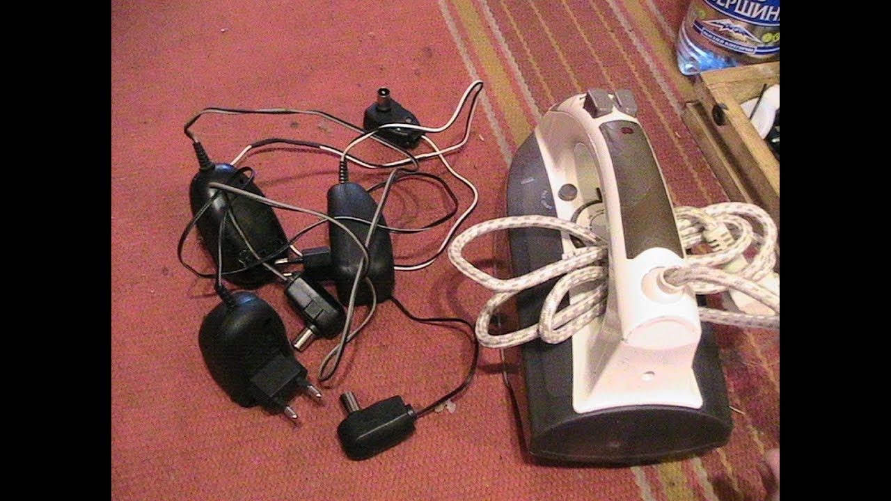 ремонт утюга и блоков питания - YouTube