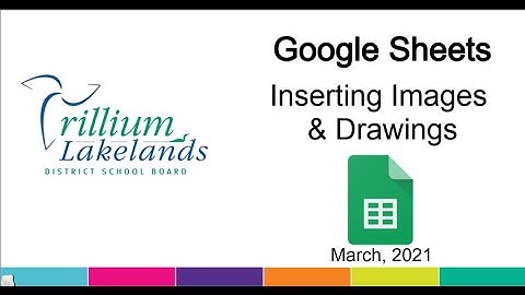 Google Sheets - Insert Images