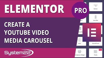 Elementor Pro Create A YouTube Video Media Carousel 😎