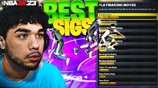 These are the best dribble moves on NBA 2K23(FOR BEGINNERS) HOW TO GLITCH DRIBBLE COMBO NBA 2K23