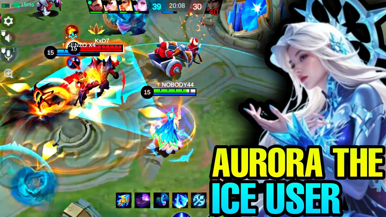 IT'S ICE AND COLD VICTORY I MOBA LEGEND GAMEPLAY WITH AURORA I 