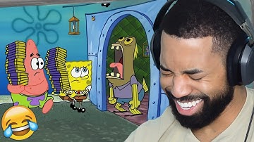SpongeBob Background Characters Funniest Moments...(Try not to smile)