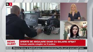 OFERTE DE ANGAJARE DOAR CU SALARIU AFIȘAT. Știri B1TV_ 16 mai 2024