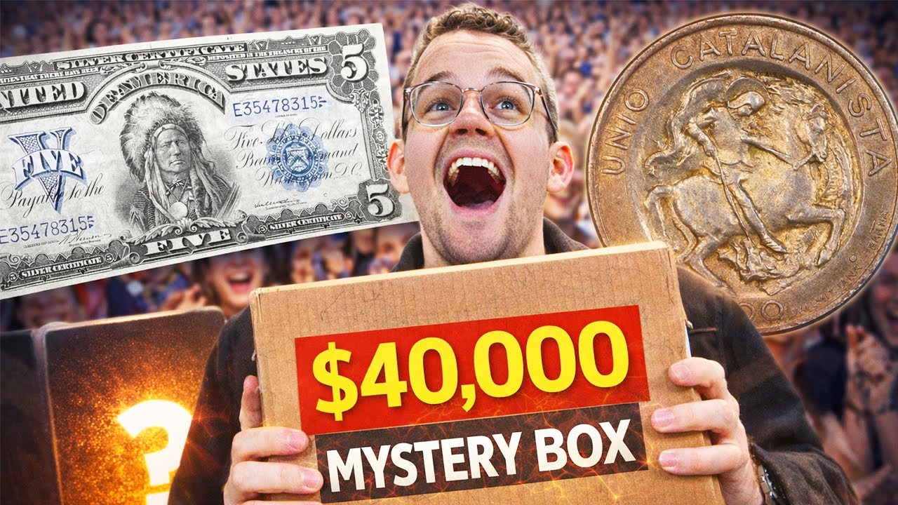 $40,000 SILVER, GOLD & RARE COIN MYSTERY BOX! (What did we get?)