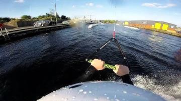 first scarecrow on my wakeboard
