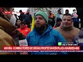 Conductores de grúas protestan en Plaza Baquedano. Tu Día, 2022