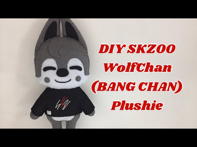 DIY SKZOO PLUSH | Skzoo WOLFCHAN | BANG CHAN | Stray Kids | Felt ...