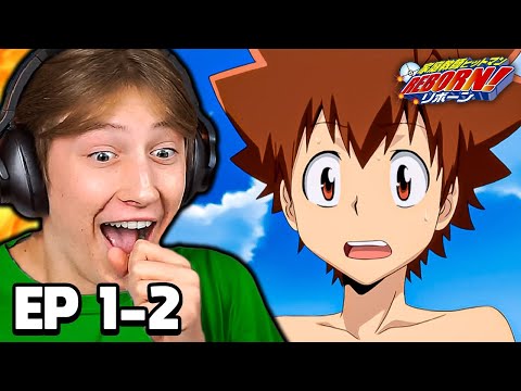 MY FIRST TIME WATCHING Katekyo Hitman Reborn Episode 1 2 Reaction 