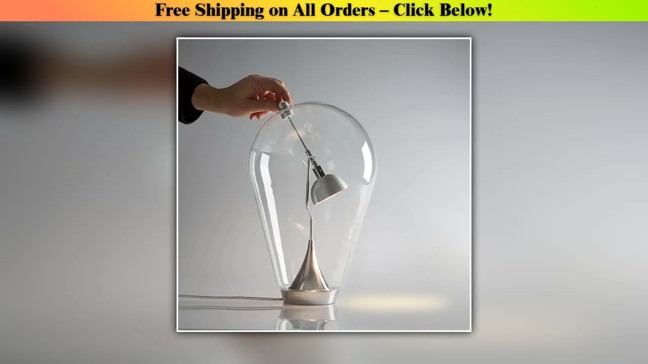Italian Vintage Dimmable Table Lamp Rotary Glass Desk Light Wholesale Best Quality New Collection