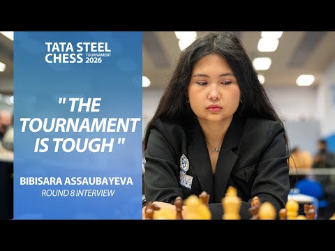 Bibisara Assaubayeva round 8 interview | Tata Steel Challengers 2026