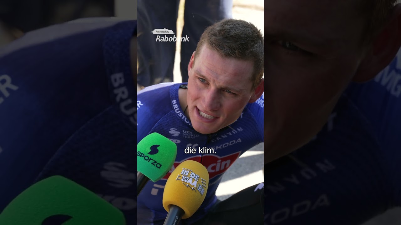 Van der Poel blikt na de ploegentijdrit alvast vooruit op morgen!