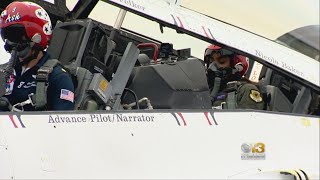 Thunderbirds, F-16s Fly Over Baltimore During Fleet Week