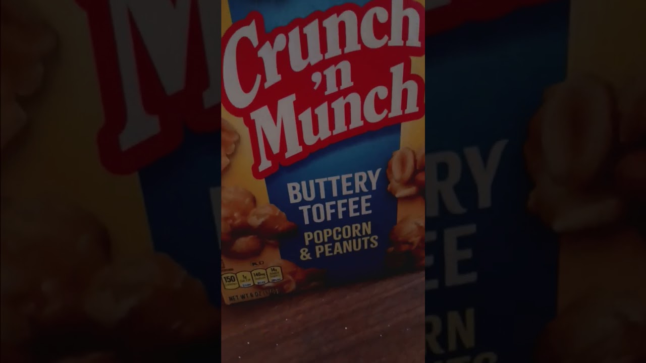 Crunch 'n Munch..Buttery Toffee.Popcorn & Peanuts..Very good.From walmart.😁😁😁🥜🥜.