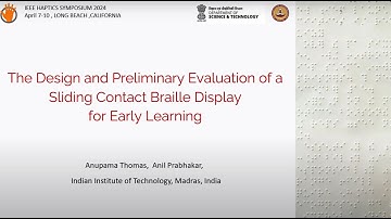 Anupama et al., The Design and Preliminary Evaluation of a Sliding Contact.., Haptics Symposium 2024