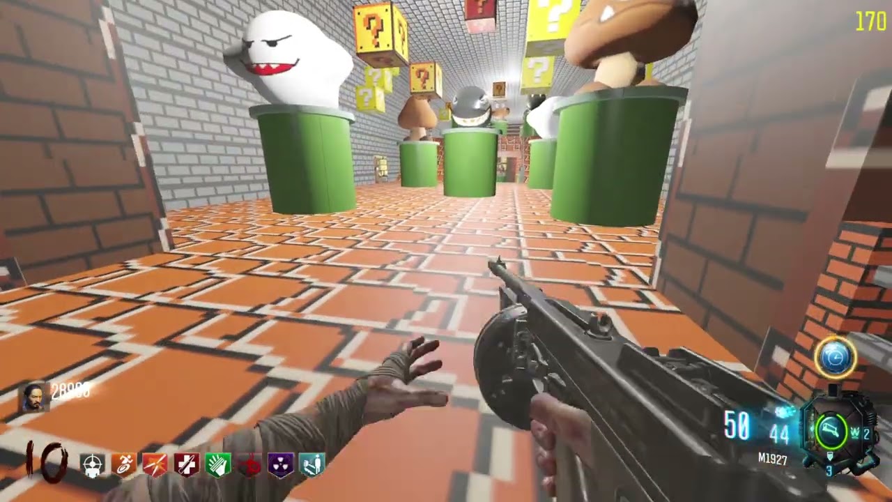 Call Of Duty Black Ops 3 Custom Zombies (Bowser's Castle)