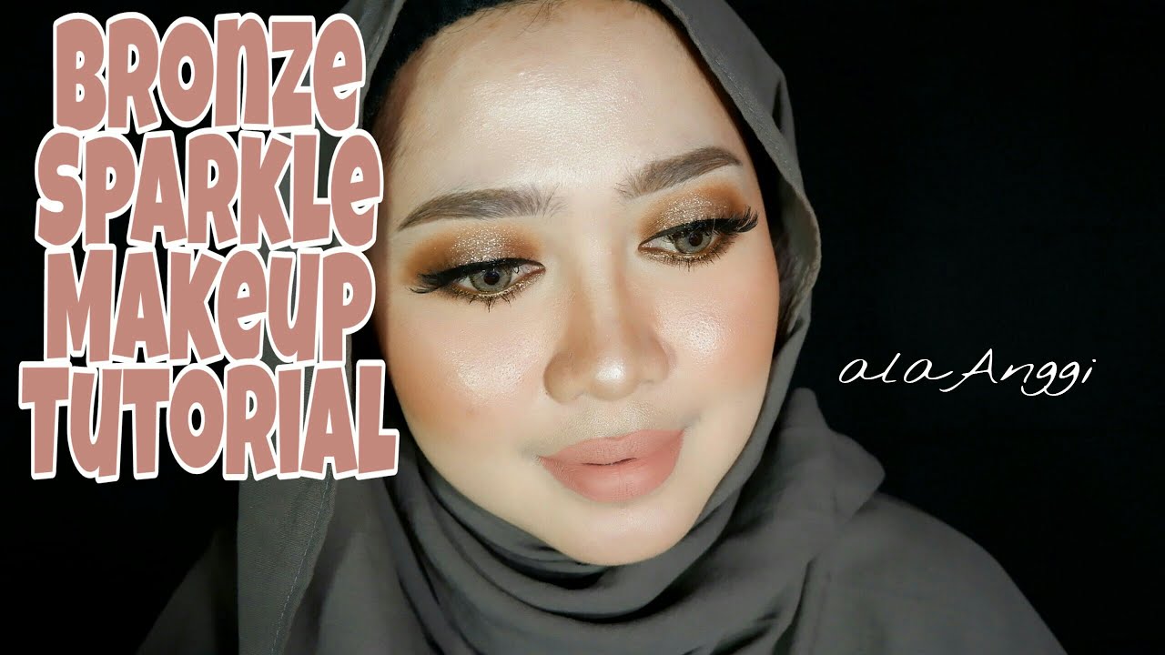 Bronze Sparkle Makeup Tutorial | Indonesia | ala Anggi