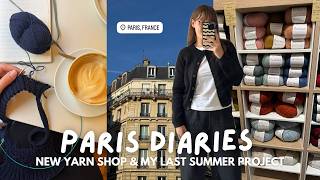 the knitting diaries (in paris): new yarn shop & casting on my last summer project! screenshot 2