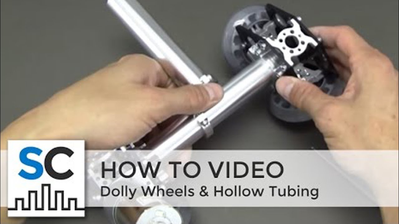 Actobotics™ Mounting Assembled Dolly Wheels to Hollow Tubing to make