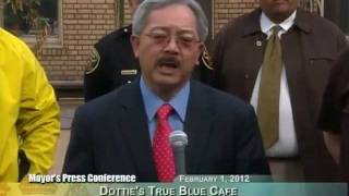Mayor Lee Celebrates Grand Opening Of Dottie's True Blue Café on Sixth Street in Central Market