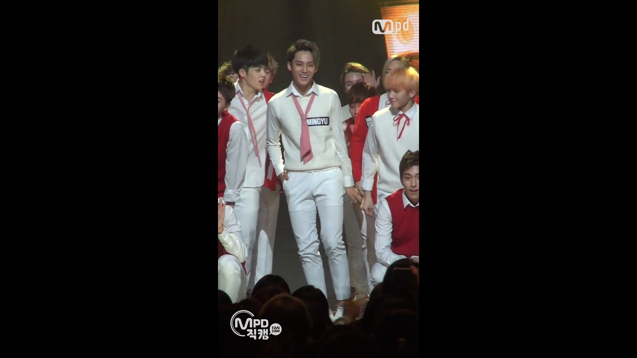 [MPD직캠] 세븐틴 민규 직캠 만세 MANSAE Seventeen Fancam @엠카운트다운_151029