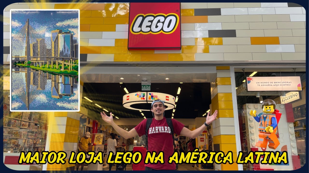 VISITEI A MAIOR LOJA LEGO DA AMÉRICA LATINA 😱🧱 (LEGO OSCAR FREIRE)