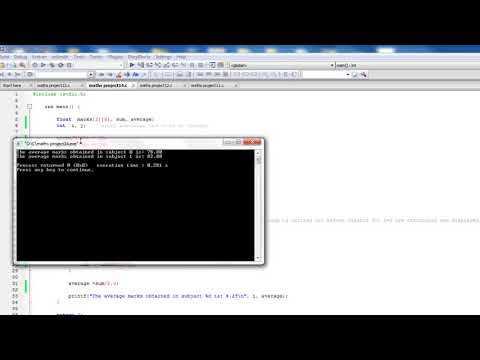 C on the go - 14 - Multidimensional Arrays