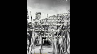 Mwanzo//Genesis 20:2//'Sarah is my sister'