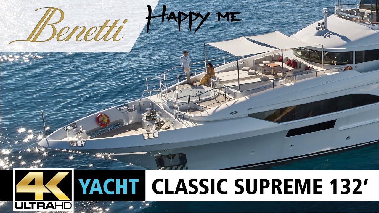 BENETTI Classic Supreme 132' | 4K | HAPPY ME - the Perfect YACHT for Cruising the Croatian Coast