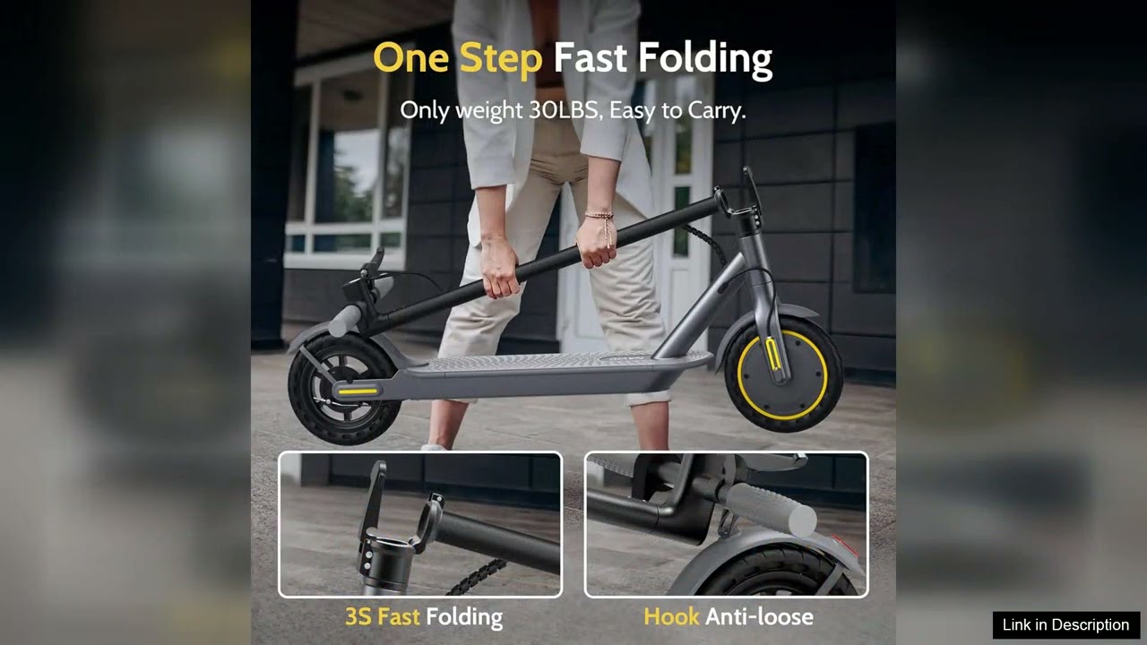 NAVIC T5 Electric Scooter Adult 350W Max Speed 19Mph Long Range 22Miles Foldable Review