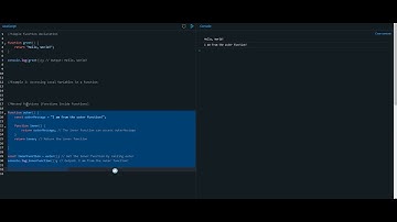 Closure functions in javaScript