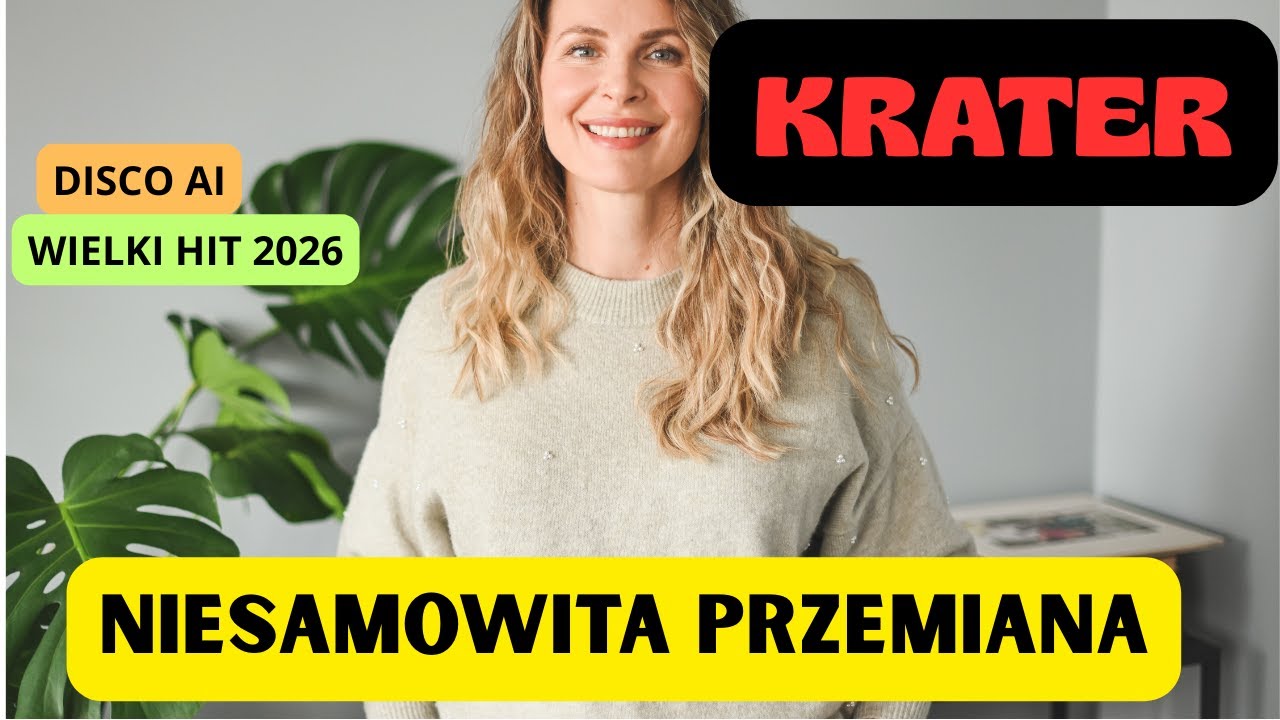 KRATER – Niesamowita przemiana (Official Video) | Disco Polo AI | Synth Pop Hit 2026