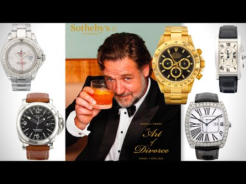 Cheers to us, we just hit 1m views Rusty! Our 5 fave watches from Russell Crowe's divorce auction